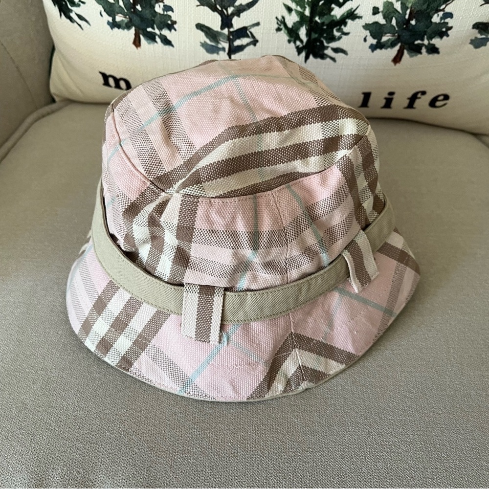 Pink and Beige Women’s Bucket Hat